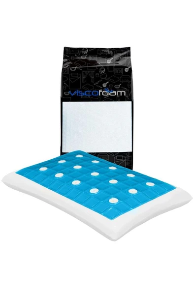 Viscofoam Jelli Hava Kanallı Ortopedik Visco Bebek Yastığı