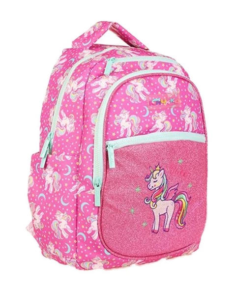 Kaukko Kids Sırt Çantası Simli Nakışlı Unicorn L5140 - 2