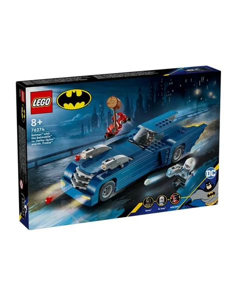 Lego DC Batmobile ile Batman, Harley Quinn ve Mr. Freeze e Karşı 76274