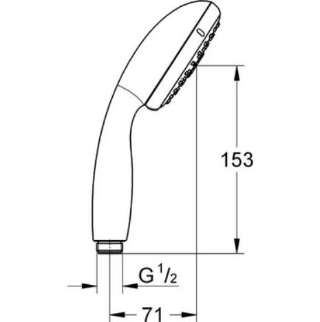 Grohe New Tempesta 100 El Duşu 3 Akışlı - 28419002 - 2