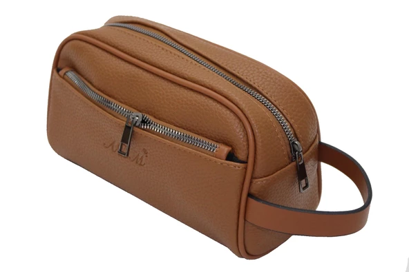 Adm Tıraş Takımı Çantası, Suni Deri Tıraş Seyahat Çantası - 6