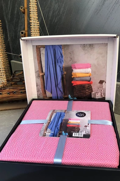 Gece Bambu Çift Kişilik Tek Pike Pembe