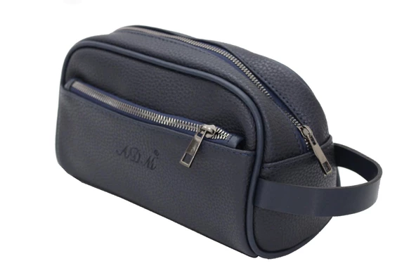 Adm Tıraş Takımı Çantası, Suni Deri Tıraş Seyahat Çantası - 10