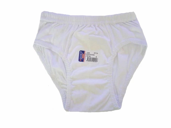 6 Adet Sedef Yıldız Erkek Çocuk Külot Slip Renk Seçenekli Pamuklu - 3