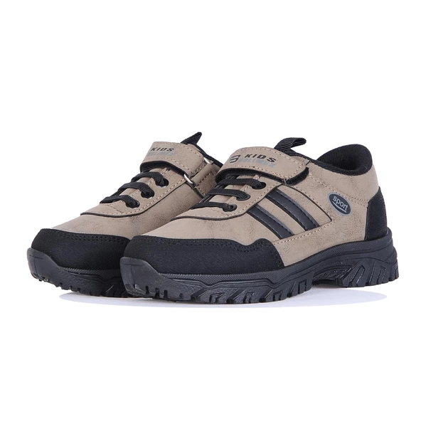 Skuaıter Blm-5090 Vizon Cırtlı Erkek Çocuk Kışlık Spor Ayakkabı - Resim 2