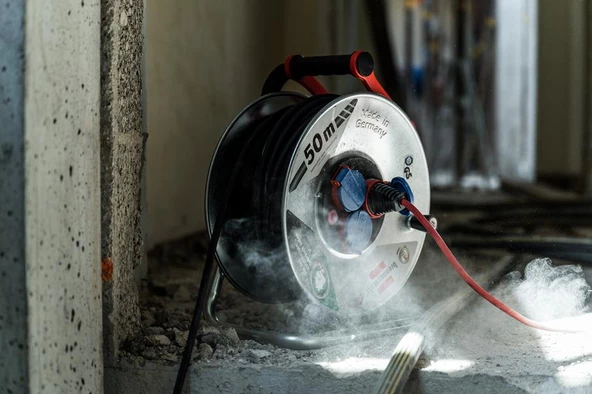 Brennenstuhl Brobusta IP44 Eksport Profosyonel Makaralı Kablo 50 Metre - Resim 5