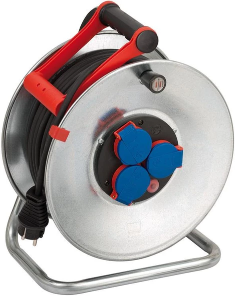 Brennenstuhl Brobusta IP44 Eksport Profosyonel Makaralı Kablo 50 Metre - Resim 2