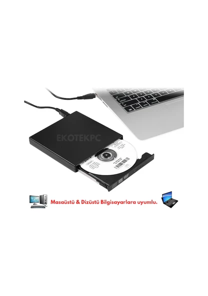 Harici Dvd Rw Usb Dvd Writer External Dvd Rw Dvd Okuyucu Yazıcı - 2