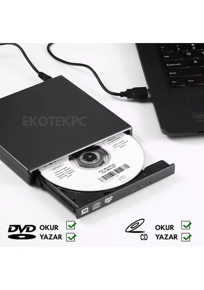 Harici Dvd Rw Usb Dvd Writer External Dvd Rw Dvd Okuyucu Yazıcı