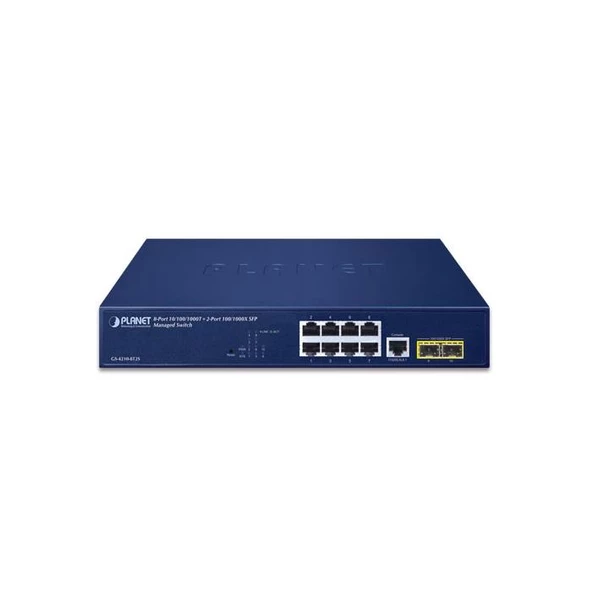 Planet PL-GS-4210-8T2S Yönetilebilir Gigabit Switch (Managed Gigabit Switch)