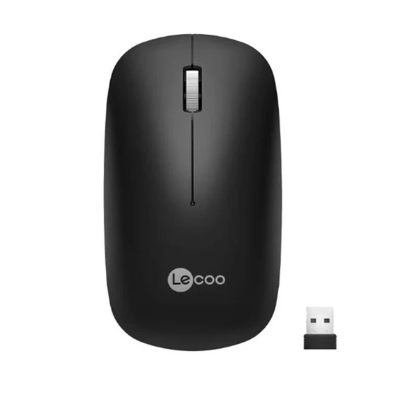 Lenovo Lecoo Usb Optik Kablosuz Mouse Siyah Ws214-S