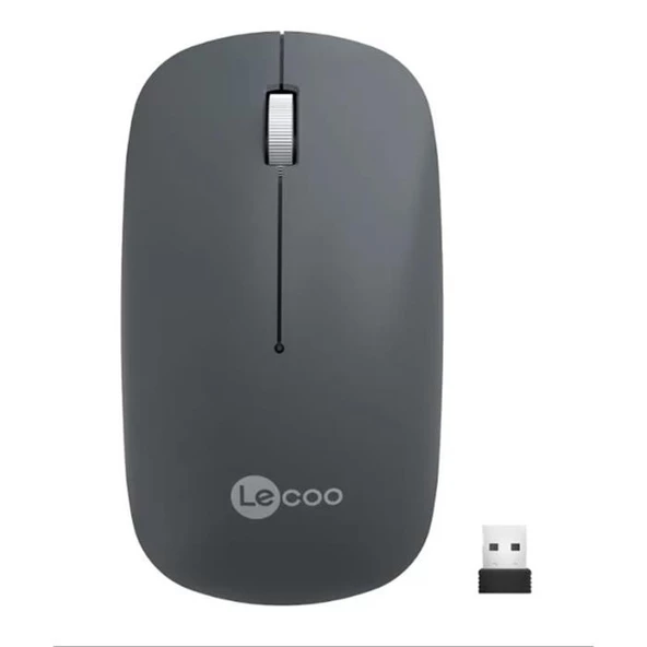 Lenovo Lecoo Usb Optik Kablosuz Mouse Gri Ws214-G