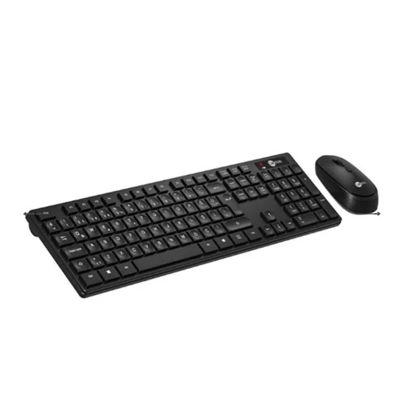 Lenovo Lecoo Kablosuz Türkçe Q Klavye Mouse Set Siyah Kw200-S - 2