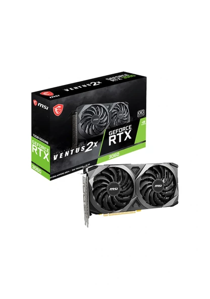 MSI RTX 3060 Ventus 2X 12G OC 192 Bit GDDR6 12 GB Ekran Kartı