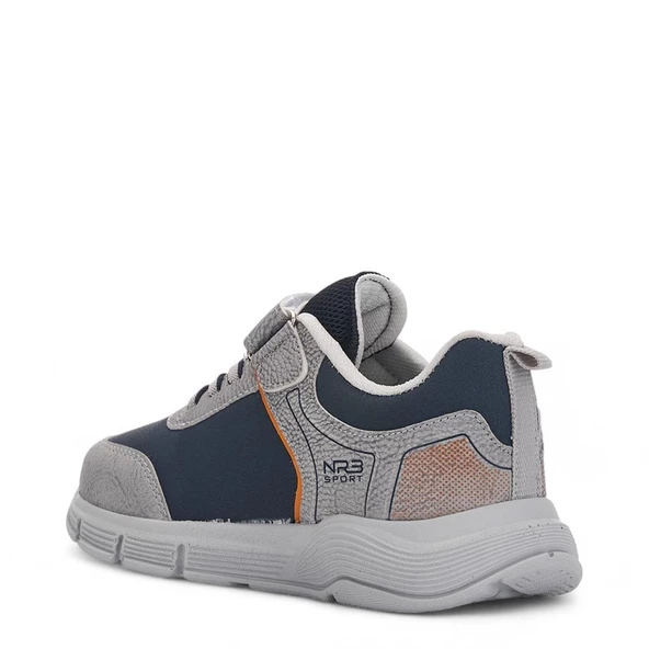 Albishoes Unisex Erkek Çocuk Kışlık Mevsimlik Cırt Cırtlı Hafif Rahat Taban Sneaker Spor Ayakkabı - 3