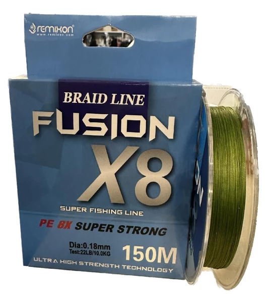 Remixon New Fusion 150m 8 Kat Yeşil Örgü İp Misina - 2