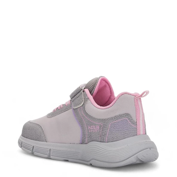Albishoes Kız Çocuk Kışlık Mevsimlik Cırt Cırtlı Hafif Rahat Taban Sneaker Spor Ayakkabı - 3