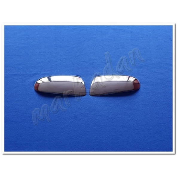 Chevrolet Aveo Sedan Krom Ayna Kapağı 2006-2011 2 Parça Paslanmaz Çelik - Resim 2