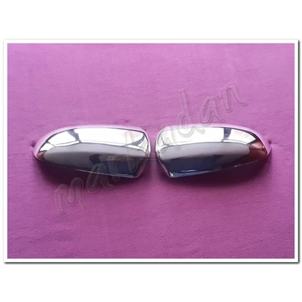 WOC Chrome Bmw X5 Krom Ayna Kapağı 2007-2012 2 Parça Paslanmaz Çelik - Resim 2