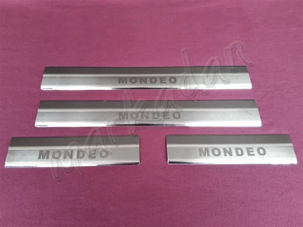 WOC Chrome Ford Mondeo Krom Kapı Eşiği 2000-2007 4 Parça Paslanmaz Çelik
