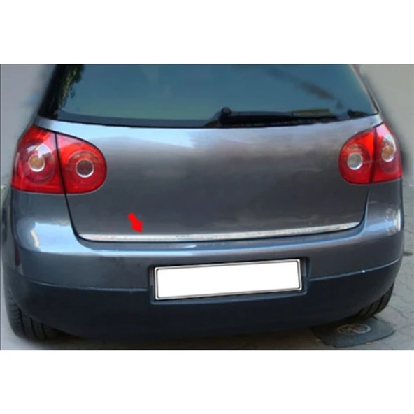 DB Chrome VW Golf 5 Krom Bagaj Alt Çıta 2004-2009 P.Çelik ürün görseli 1
