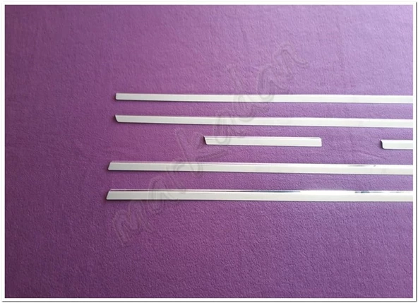 WOC Chrome Citroen C5 Krom Cam Çıtası 2001-2007 6 Parça Paslanmaz Çelik - Resim 3