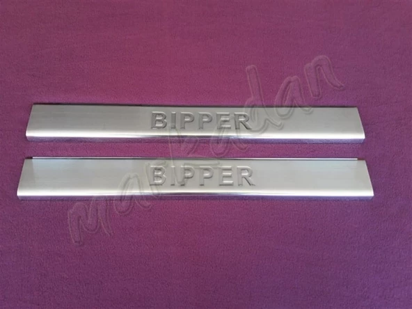 WOC Chrome Peugeot Bipper Krom Kapı Eşiği 2008 Sonrası 2 Parça Paslanmaz Çelik ürün görseli