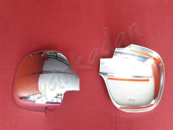 DB Chrome Mercedes Vito Krom Ayna Kapağı 2004-2010 2 Parça Abs Krom - Resim 2