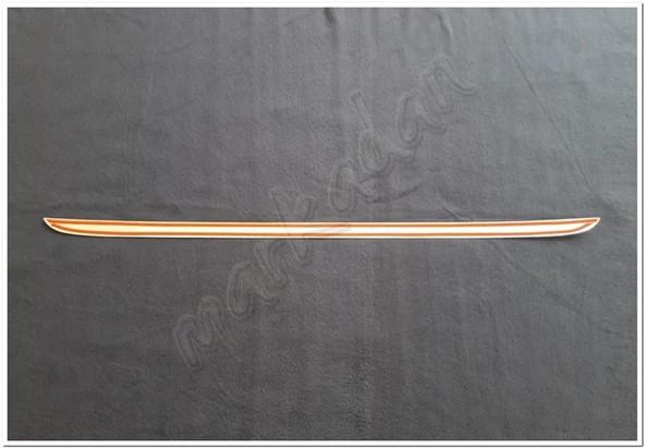 Markadan Citroen C4 HB Krom Bagaj Alt Çıta 2010-2020 Paslanmaz Çelik - Resim 2