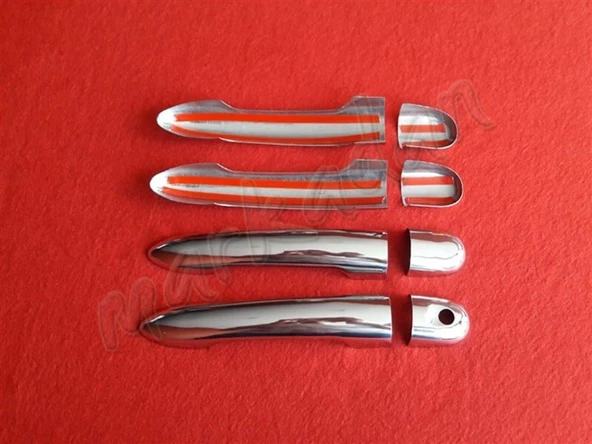 Markadan Mercedes Citan Krom Kapı Kolu 2013-2020 4 Kapı Paslanmaz Çelik - Resim 2