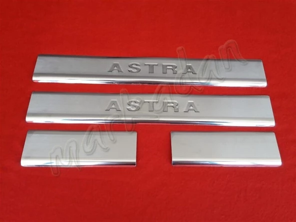 Markadan Opel Astra J Krom Kapı Eşiği 2009-2016 4 Parça Paslanmaz Çelik ürün görseli 1
