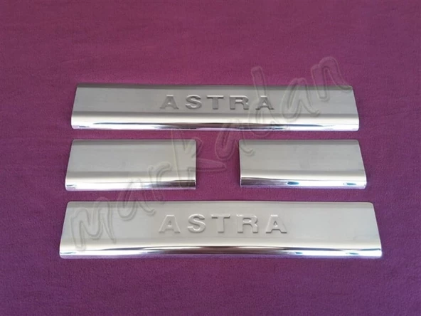 WOC Chrome Opel Astra K Krom Kapı Eşiği 2015 Sonrası 4 Parça Paslanmaz Çelik ürün görseli