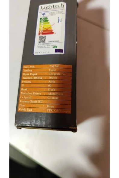 LİGHTECH 50W BEYAZ LED PROJOKTOR - Resim 5