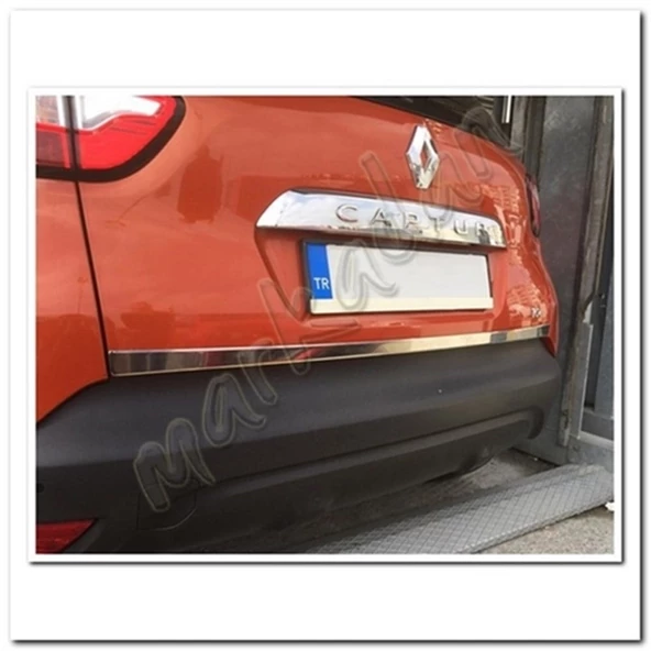 WOC Chrome Renault Captur Krom Bagaj Alt Çıta 2013-2019 Paslanmaz Çelik - Resim 2