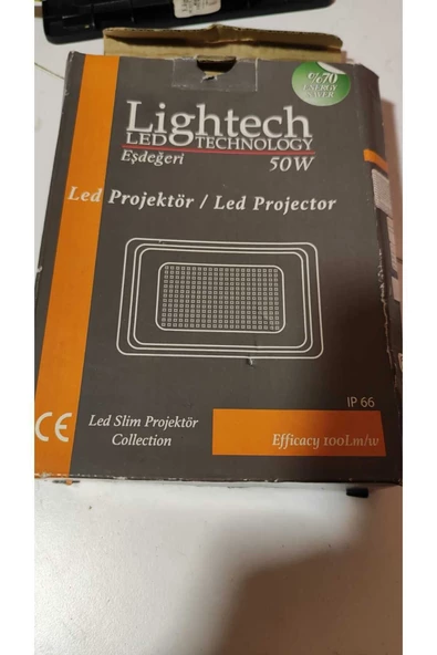 LİGHTECH 50W BEYAZ LED PROJOKTOR - Resim 3