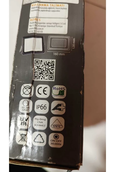 LİGHTECH 50W BEYAZ LED PROJOKTOR - Resim 4