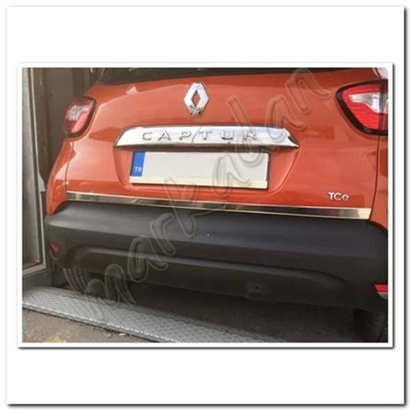 WOC Chrome Renault Captur Krom Bagaj Alt Çıta 2013-2019 Paslanmaz Çelik - Resim 3