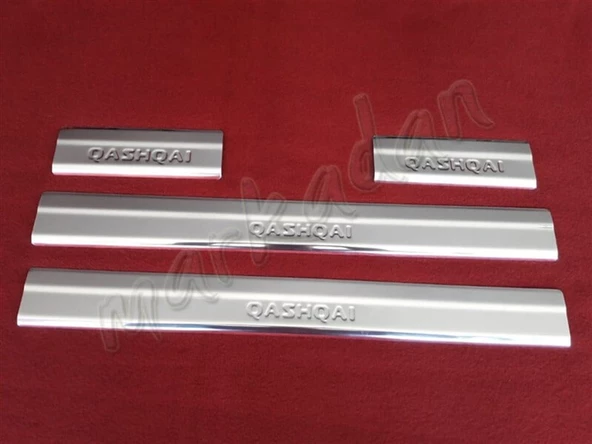 DB Chrome Nissan Qashqai Krom Kapı Eşiği 2014-2021 4 Parça P.Çelik ürün görseli
