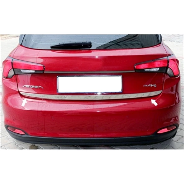 WOC Chrome Fiat Egea HB Krom Bagaj Alt Çıta 2016 Sonrası Paslanmaz Çelik ürün görseli