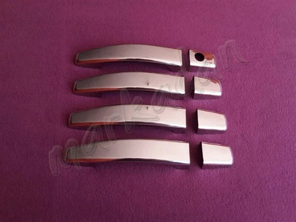 WOC Chrome Opel Corsa D Krom Kapı Kolu 2006-2015 4 Kapı Paslanmaz Çelik ürün görseli