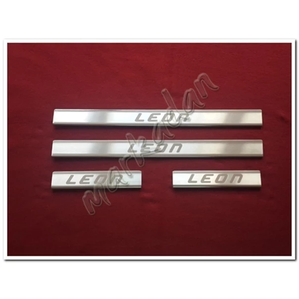 DB Chrome Seat Leon Krom Kapı Eşiği 2012-2019 4 Parça P.Çelik ürün görseli