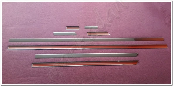 WOC Chrome VW Passat B8 Krom Yan Kapı Çıtası 2015 Sonrası 8 Parça Paslanmaz Çelik - Resim 2