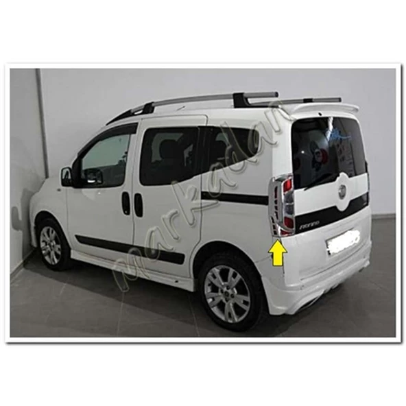 WOC Chrome Fiat Fiorino Krom Stop Çerçevesi 2008 Sonrası 2 Parça Abs Krom - Resim 4