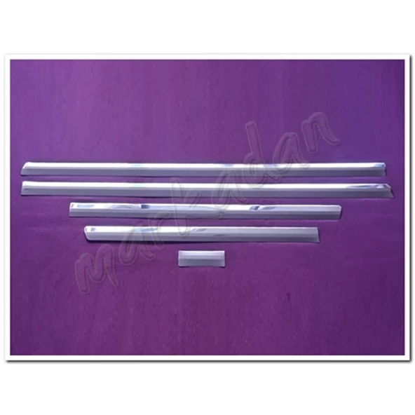 WOC Chrome VW T5 Transporter Kısa Şase Krom Yan Kapı Çıtası 2003-2014 5 Parça Paslanmaz Çelik ürün görseli