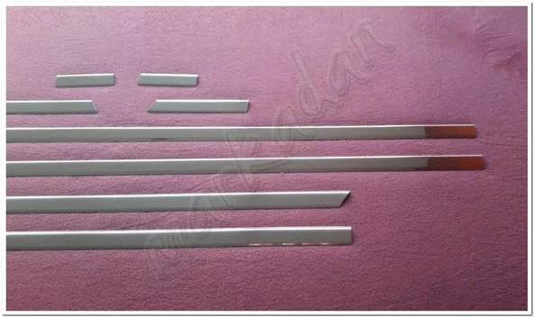 WOC Chrome VW Passat B8 Krom Yan Kapı Çıtası 2015 Sonrası 8 Parça Paslanmaz Çelik - Resim 4