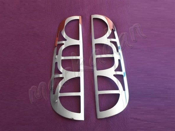 WOC Chrome Fiat Doblo Krom Stop Çerçevesi 2006-2012 2 Parça Paslanmaz Çelik ürün görseli