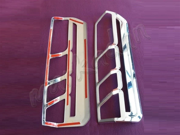 WOC Chrome Ford Transit Krom Stop Çerçevesi 2014 Sonrası 2 Parça Abs Krom - Resim 2