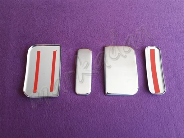 WOC Chrome Citroen Berlingo Krom Kapı Kolu 1996-2008 4 Kapı Paslanmaz Çelik - Resim 2