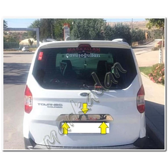 DB Chrome Ford Tourneo Courier Krom Bagaj Çıtası 2014-2023 P.Çelik - Resim 3