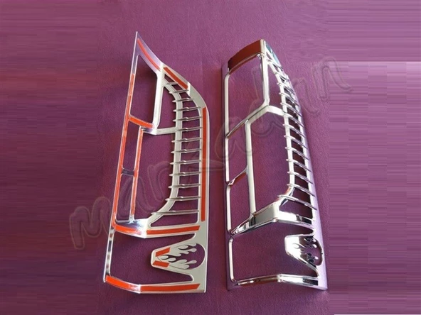 WOC Chrome Citroen Jumper Krom Stop Çerçevesi 2014 Sonrası 2 Parça Abs Krom - Resim 2